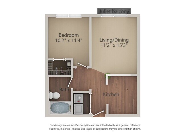 A2 Juliette 5307 floor plan